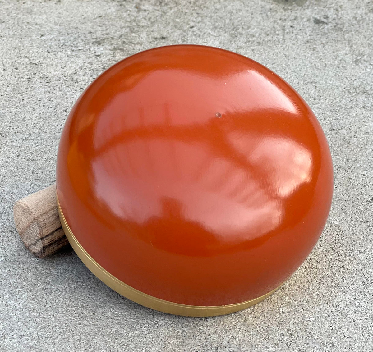 Tibetan Sacral Chakra Premium Palm Size Singing Bowl Gift Box Set (Orange)