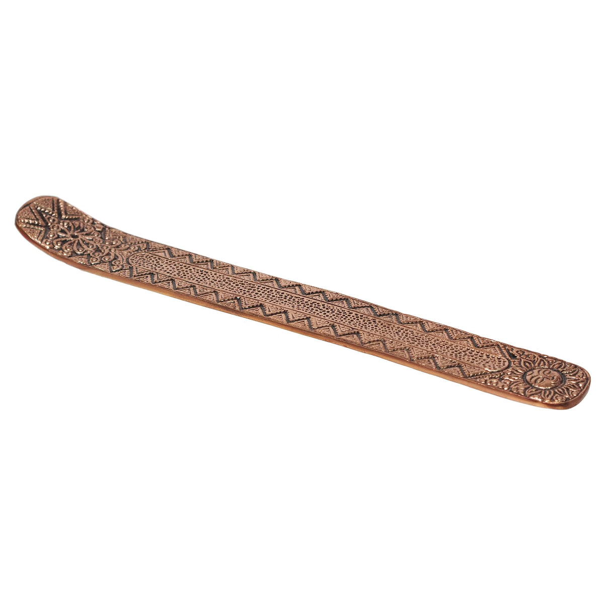 Antique Copper Aluminium Incense Holders. 9.5 (Ash / 1 count)