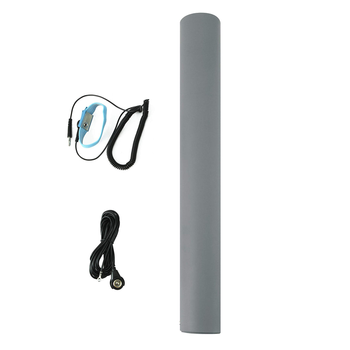 MWRF ESD Mat Kit with Wrist Strap and Grounding Cord (20 Inches x 24 Inches / Grey)