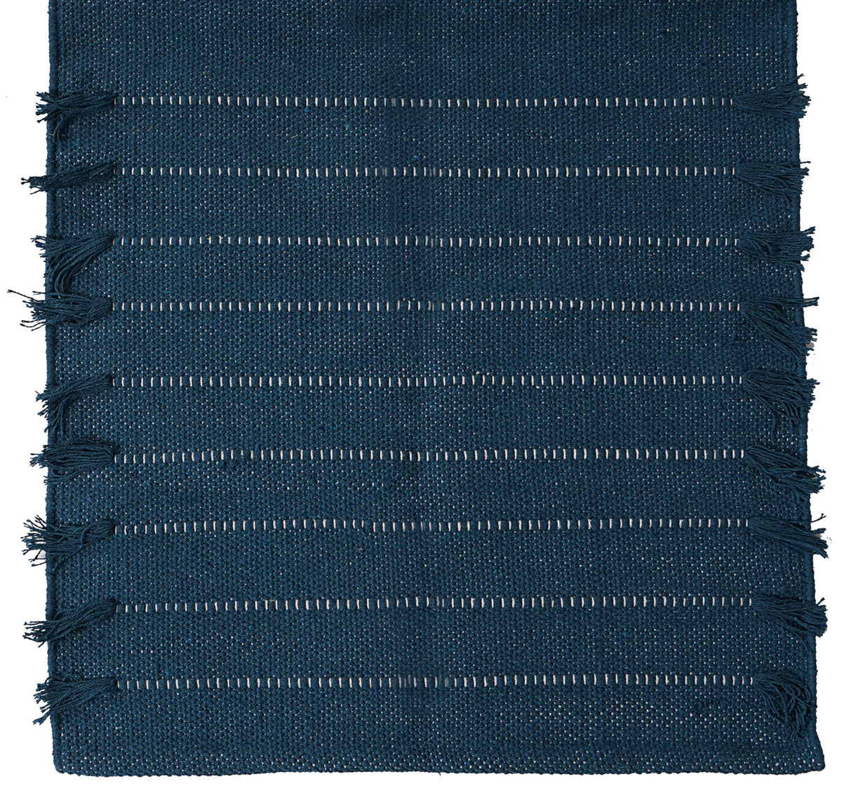 Indian Handmade 100% Organic Cotton Yoga Mat (Blue)