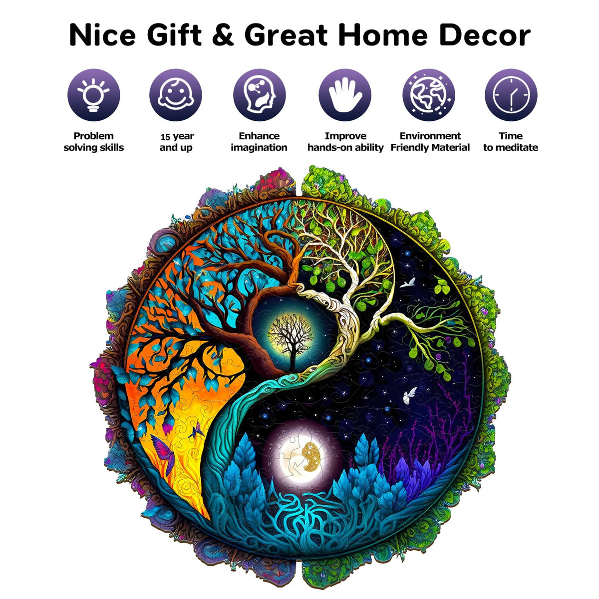 Wooden Puzzles for Adults (Extra Large)