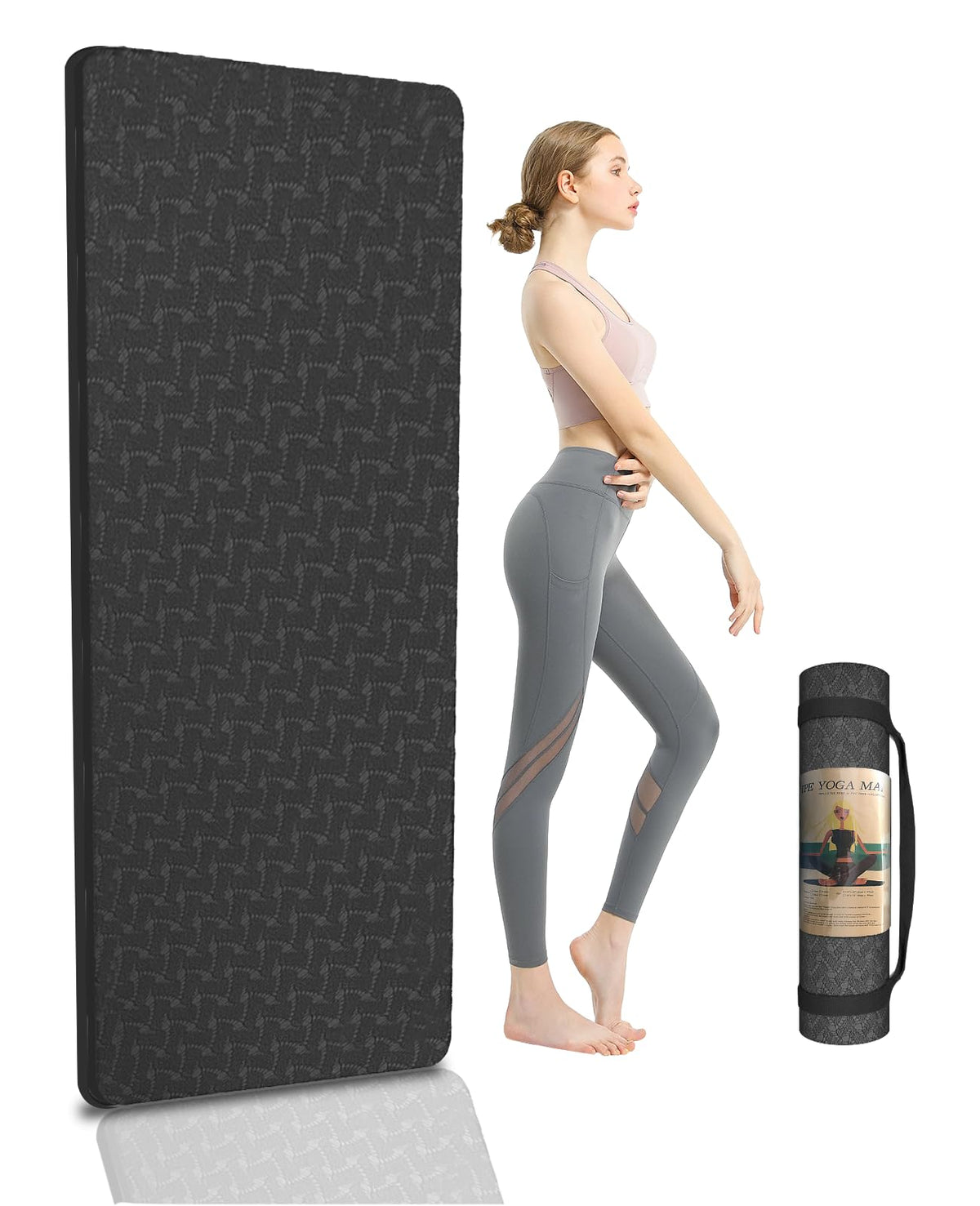 Yoga Mat 1 3" (Black)