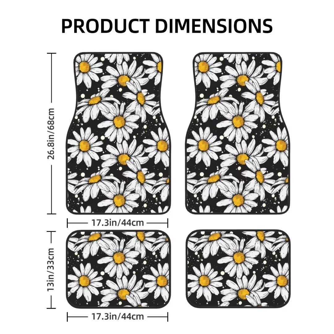 Daisy Floral Car Carpet Anti (Daisy)