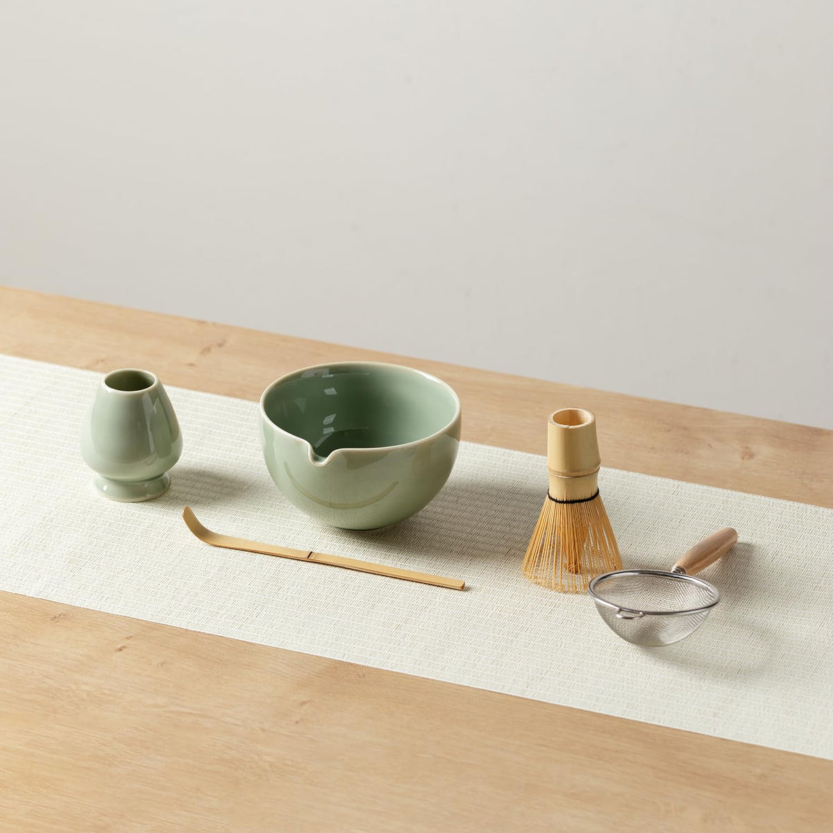 Matcha Whisk Set (Celadon)