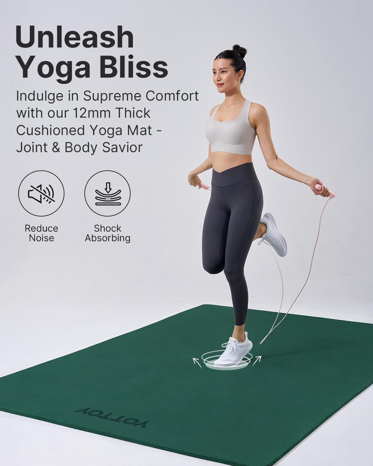 Large Yoga Mat (Green / 75*52*1/3inch)