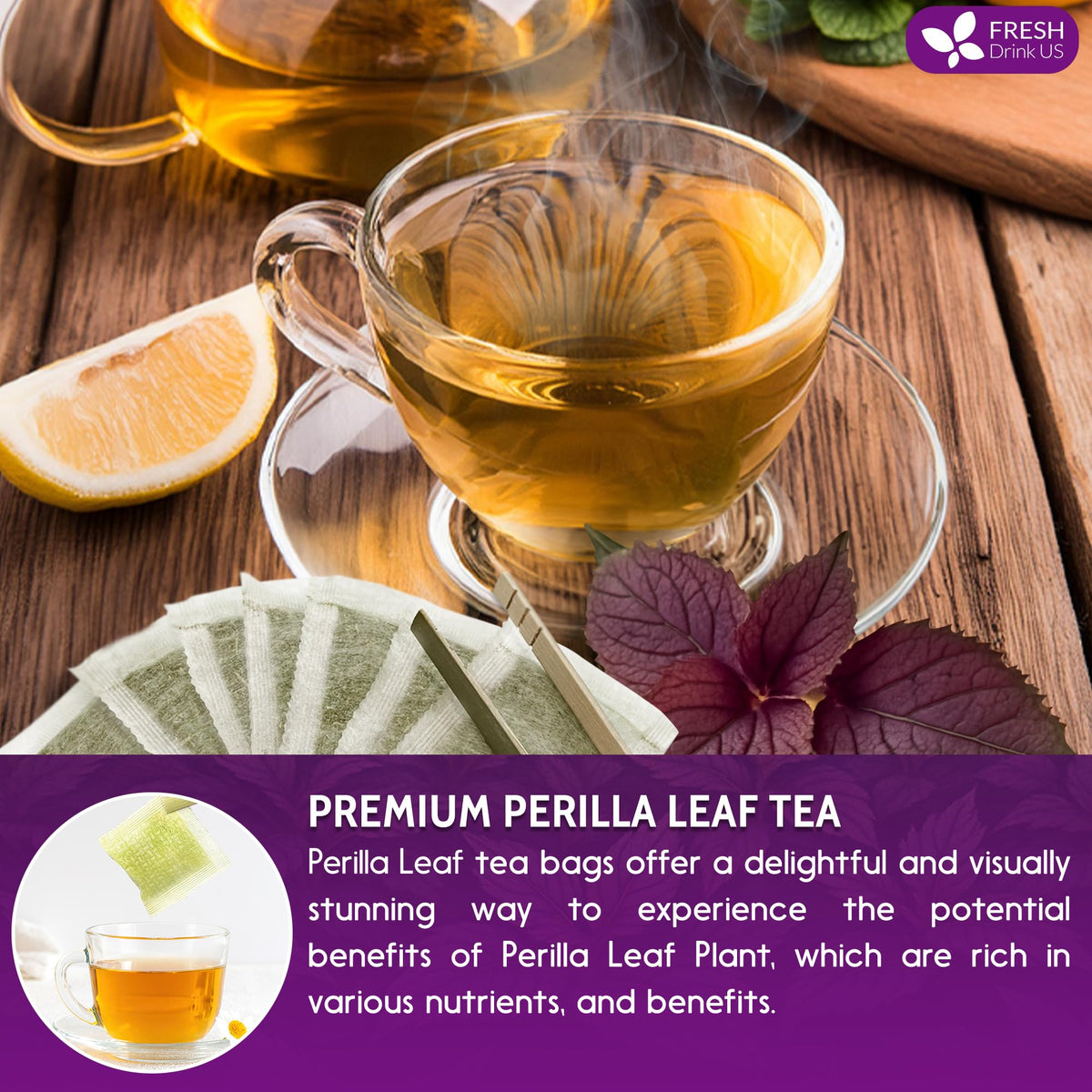 Premium Perilla Leaf Tea (40 Tea Bags)