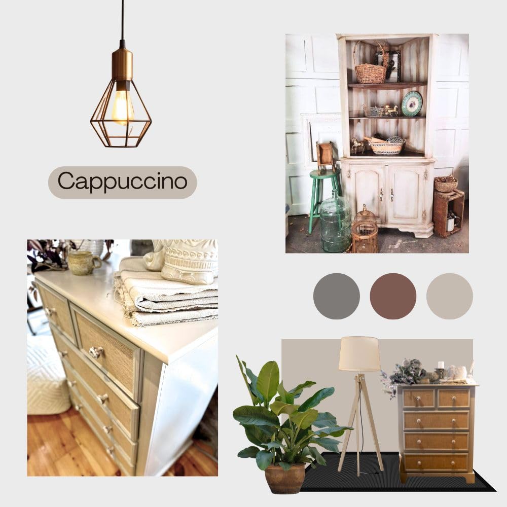 CAPPUCCINO Chalk Paint for Furniture DIY (Cappuccino / 32 Fl Oz (Pack of 1))