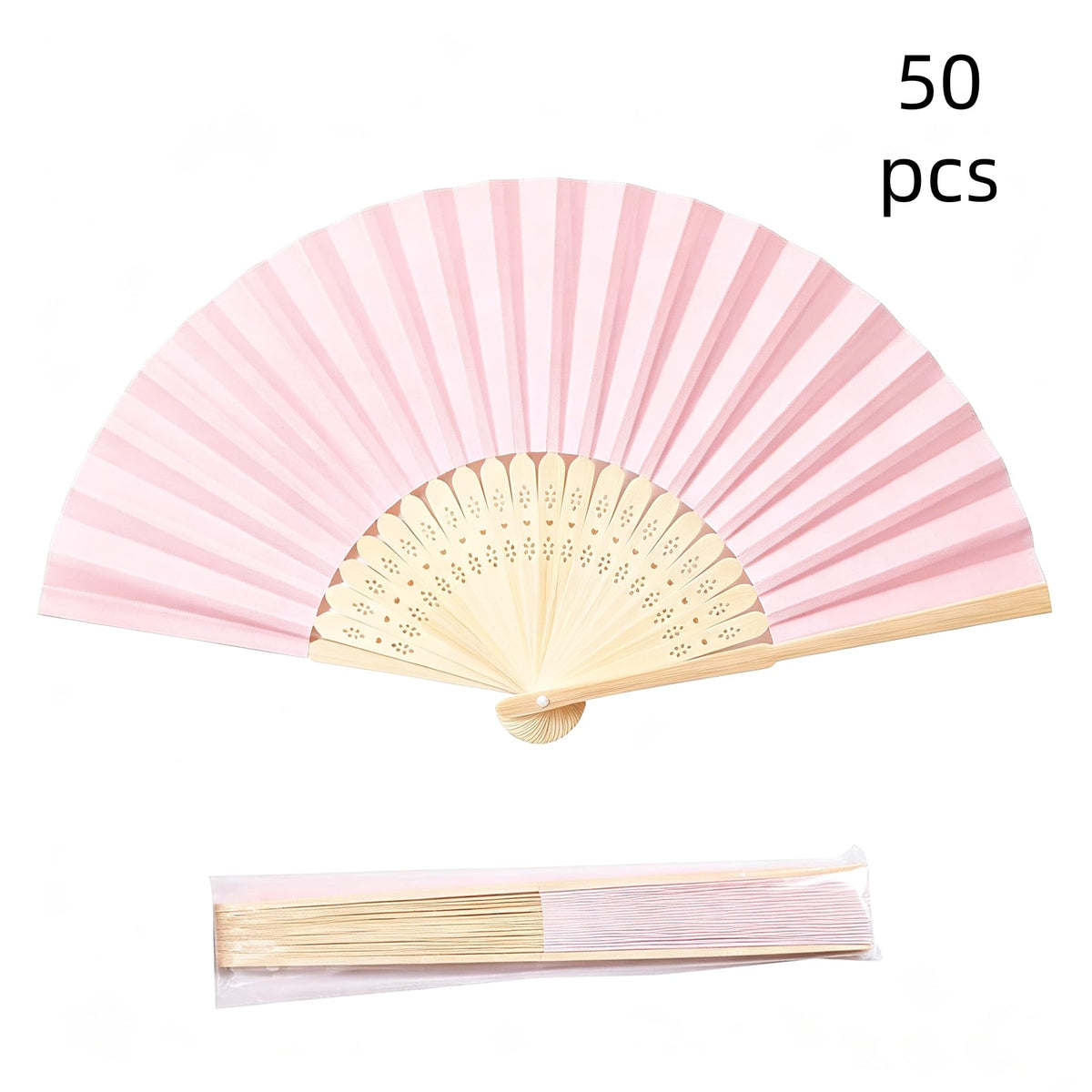 Paper Hand Fans (Pink-50)