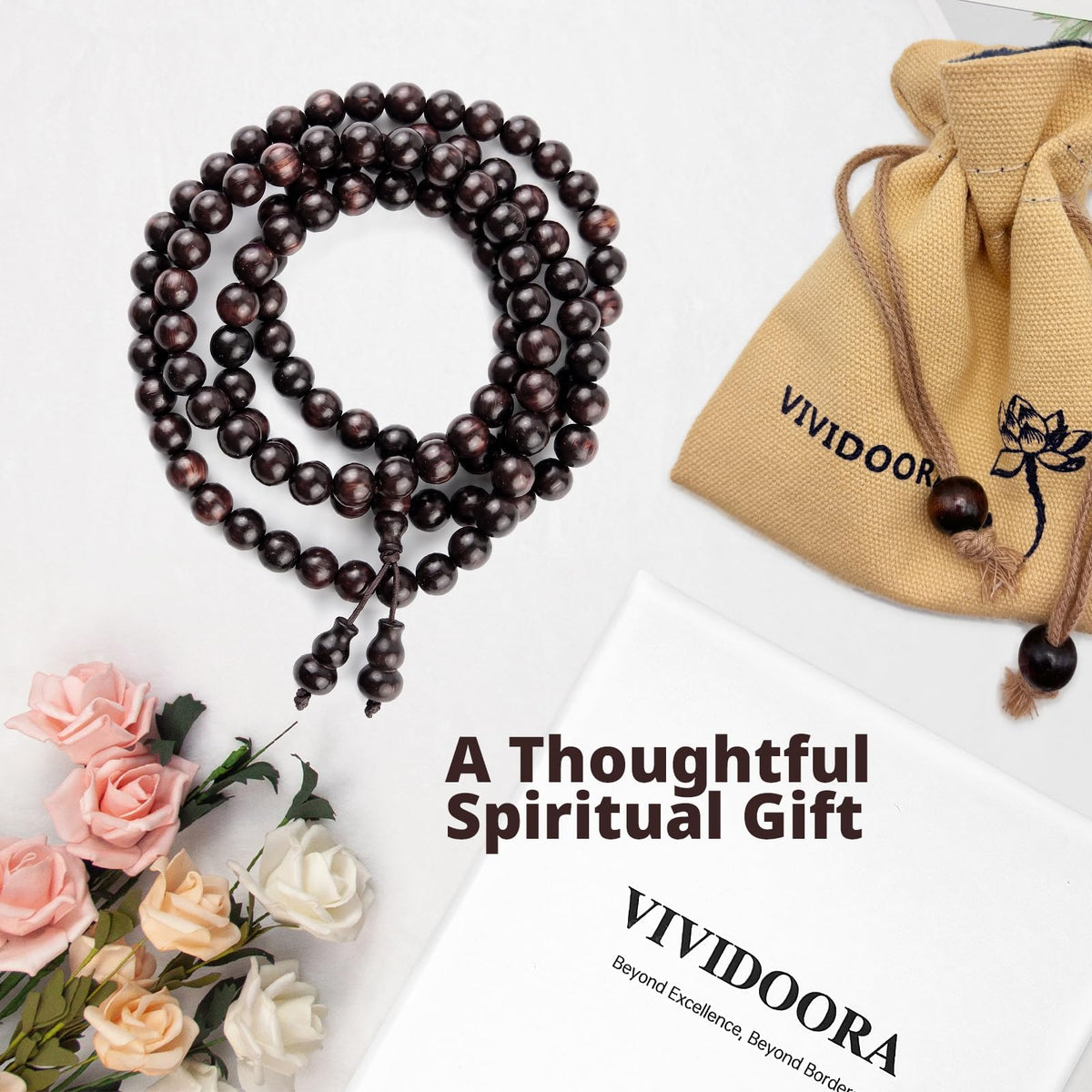 108 Mala Beads Bracelet (8mm)