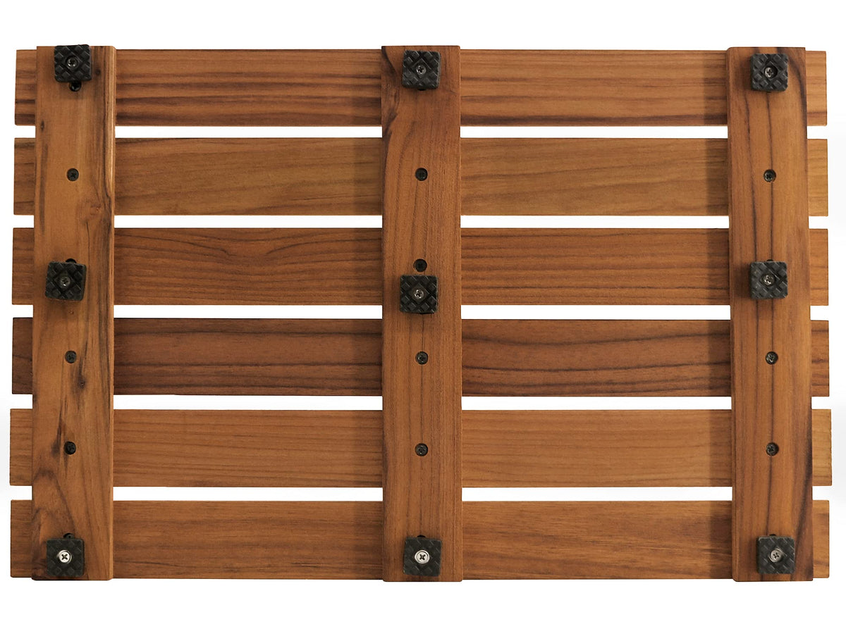 Teak Shower Mat (20" x 13" (Rectangular) / Teak)