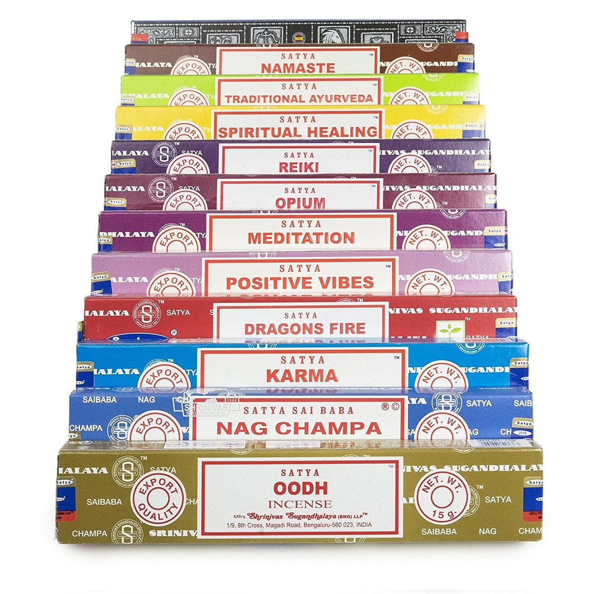Satya Natural Incense Sticks Assortment (Satya Set B)
