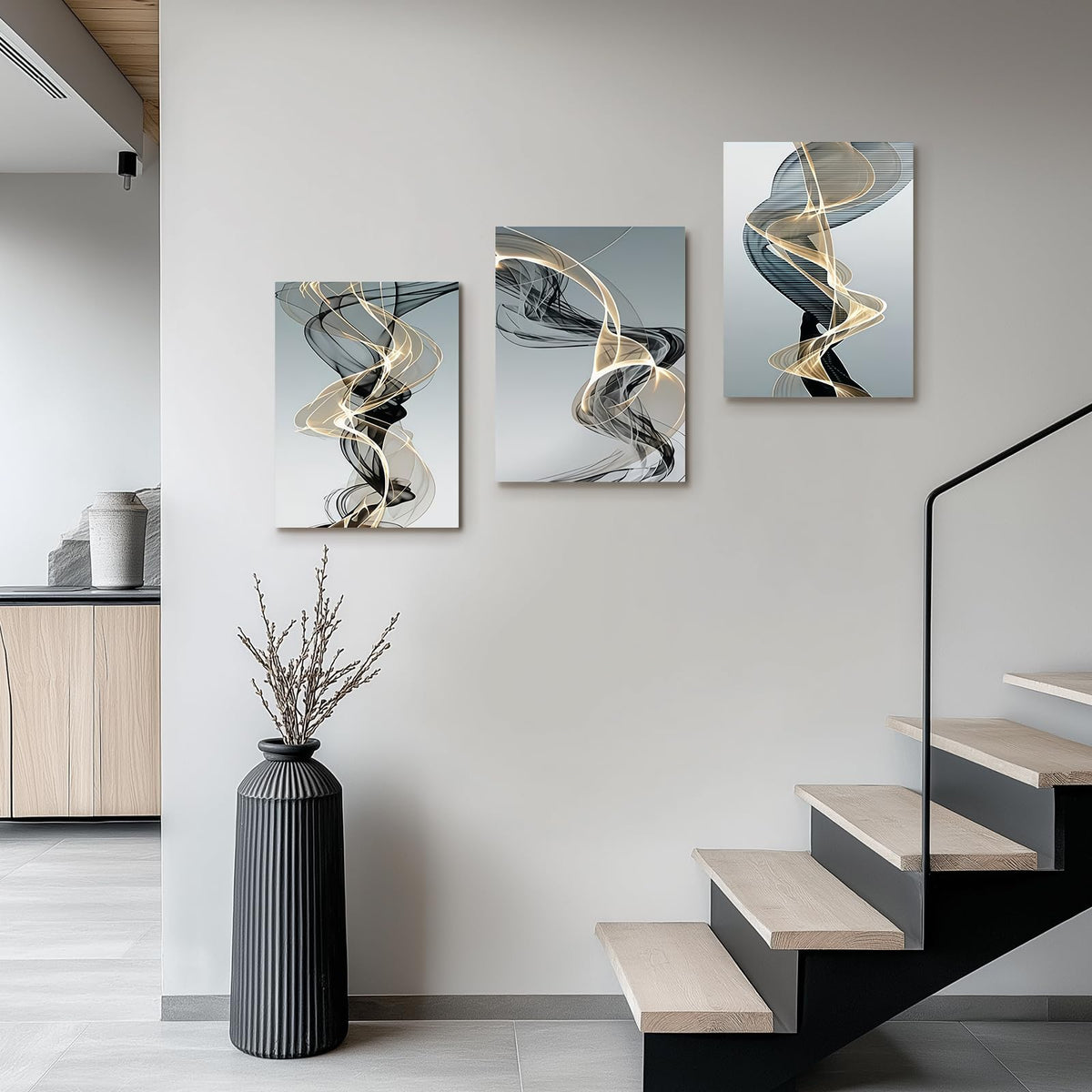 3 Piece Wall Art 16 x 20 Inches (Melody)