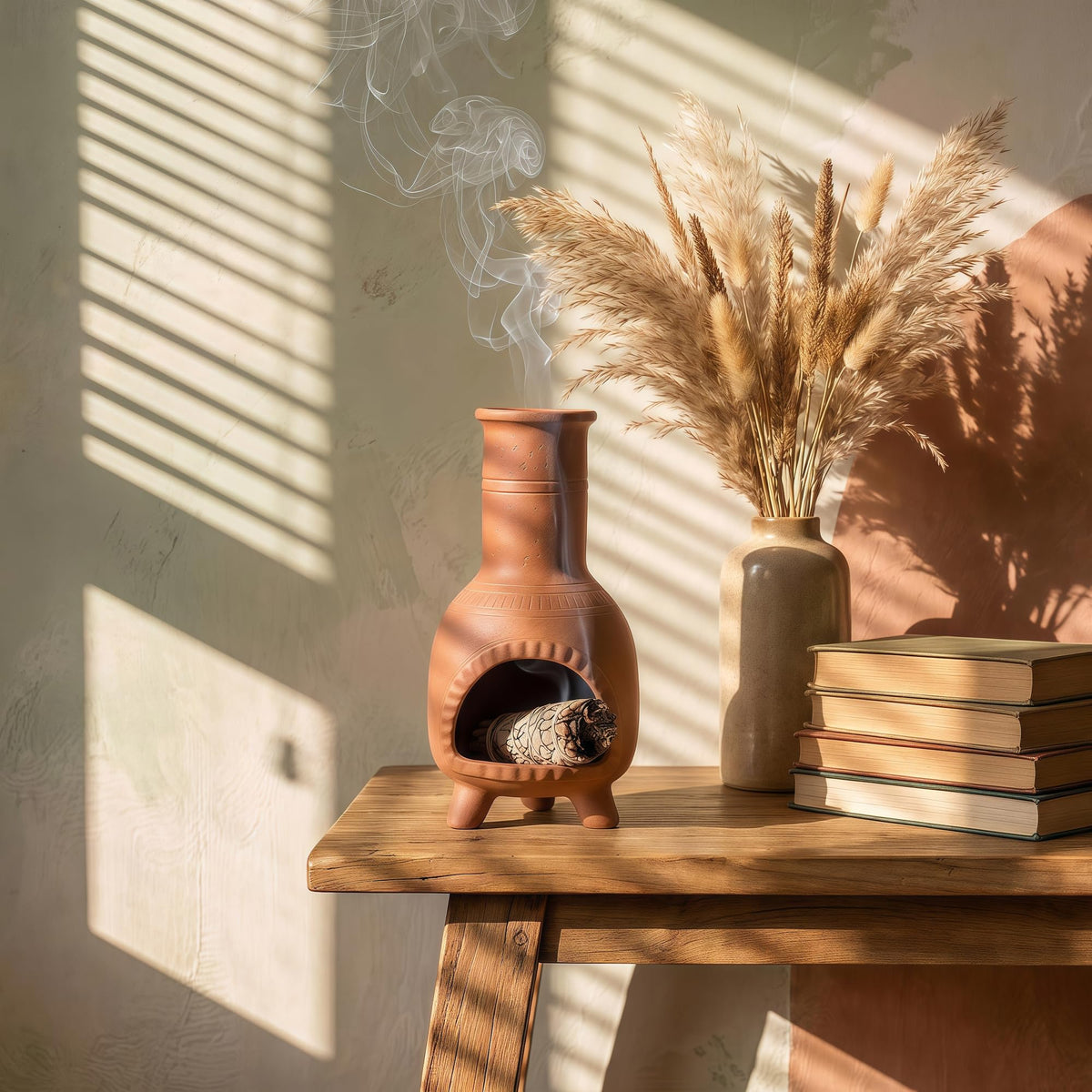 Terracotta Palo Santo Holder (Clay Red)