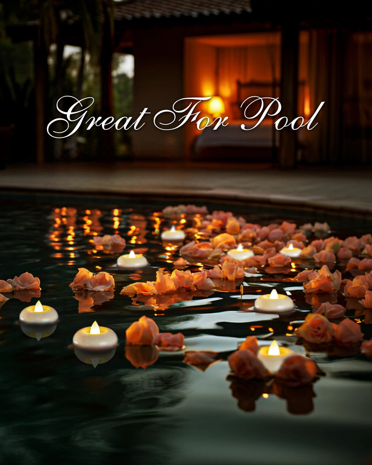 2" Flameless LED Floating Candles (Warm White (6 Pack))