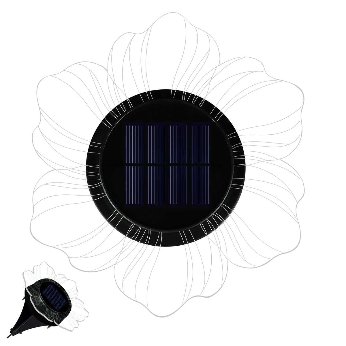 Solar Flower Shaped In (petal)