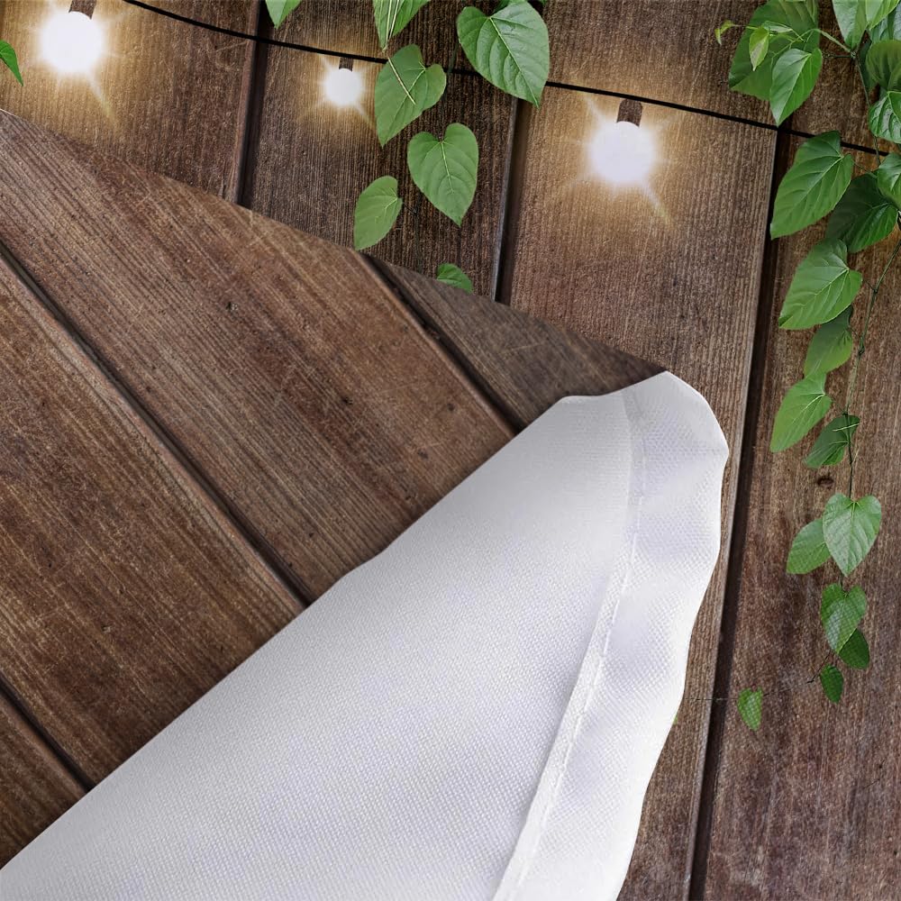 Rustic Outdoor Wall Shower Curtain (Brown-01 / 36"W x 72"L (Pack of 1))