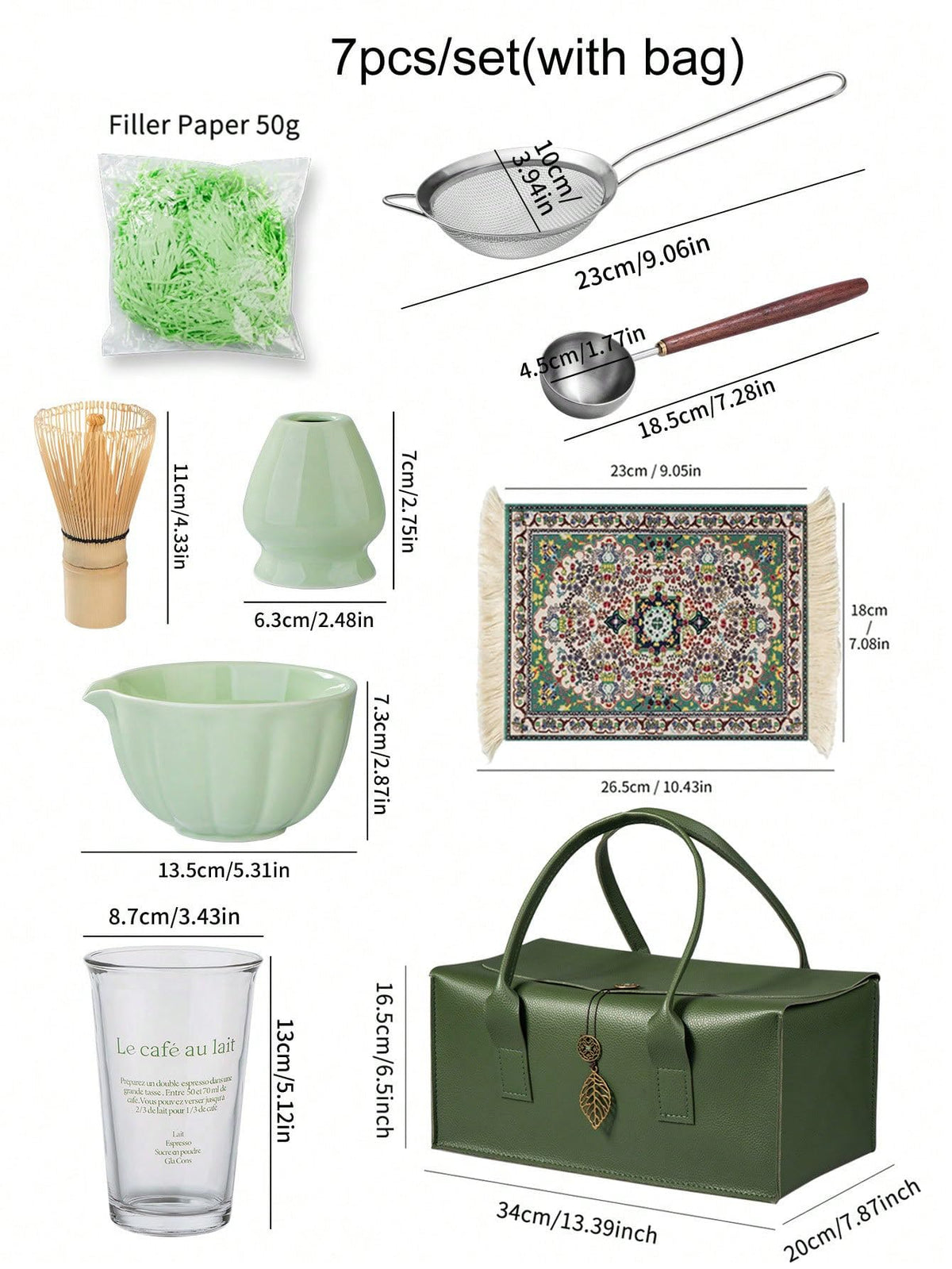 Matcha Whisk Set (Green)