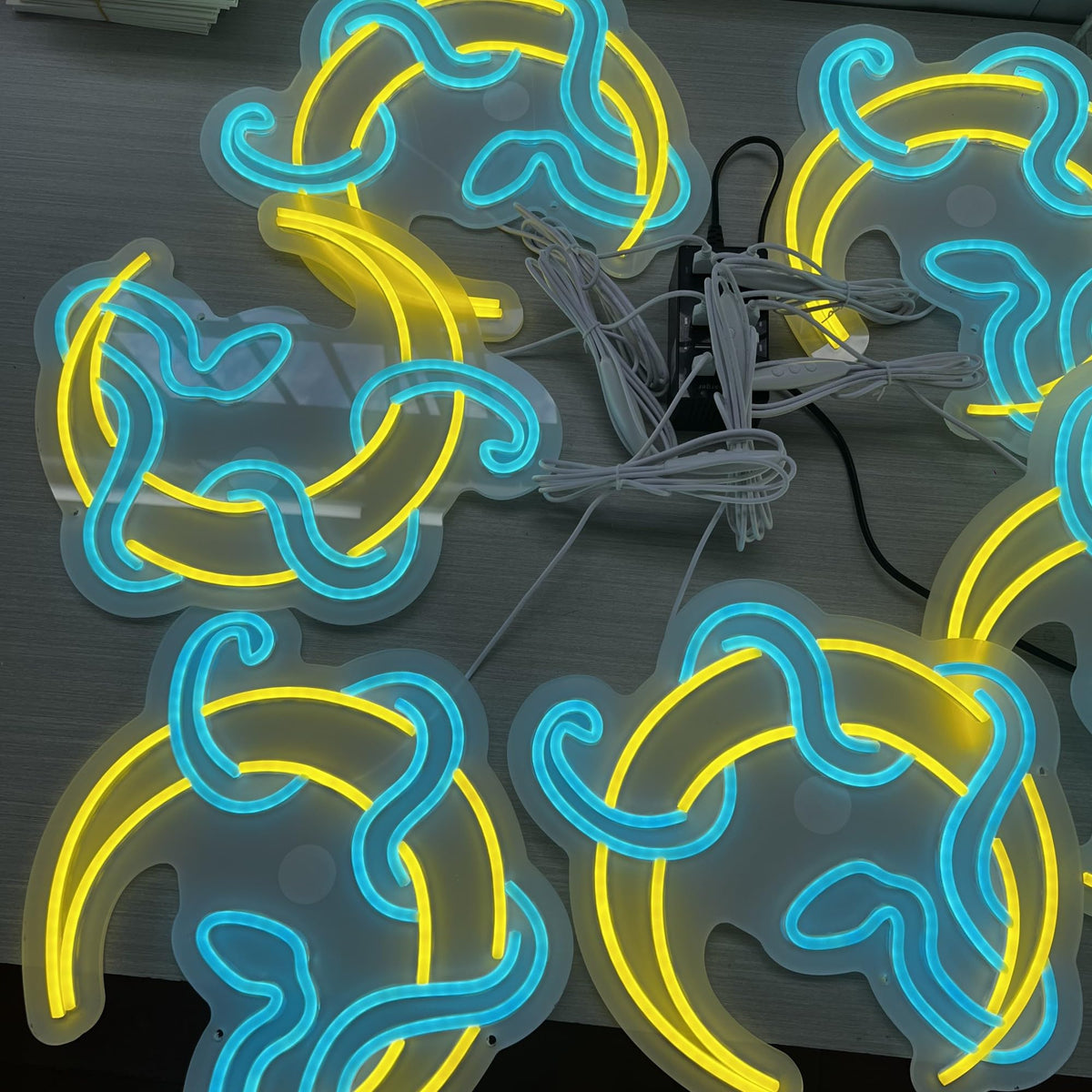 Snake On Moon Neon Sign Mystic Spiritual Space Wall Decor (Moon Snake-Yellow)