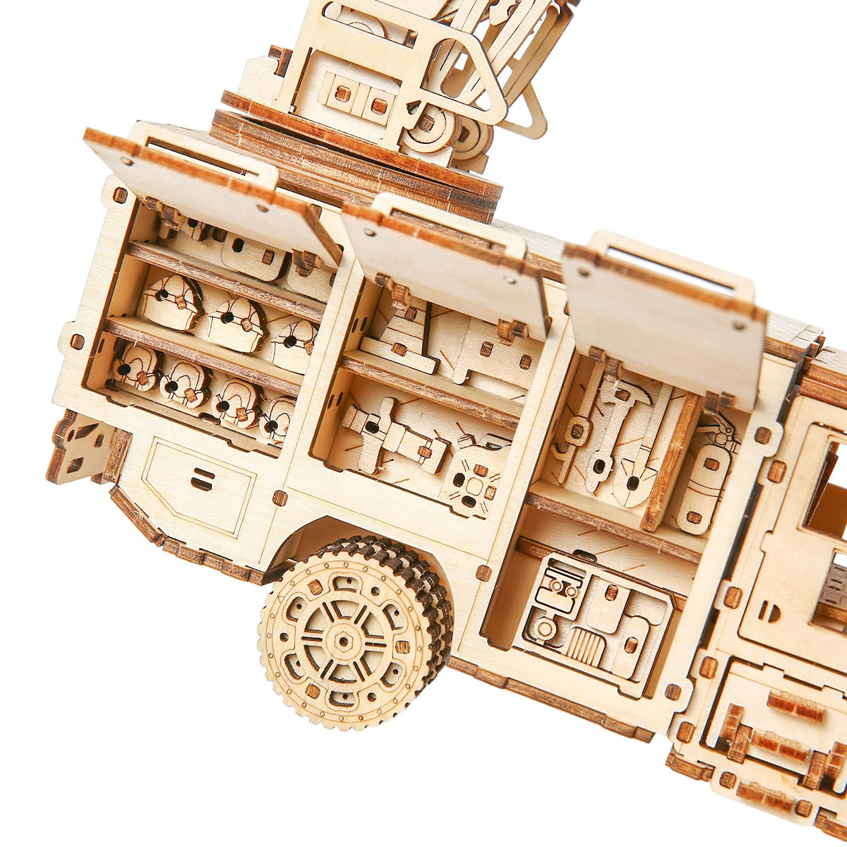 3D Wooden Puzzle for Adults (Fire Truck)