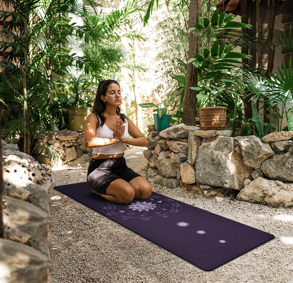 Printed Travel Yoga Mat (ShiErGongWei)