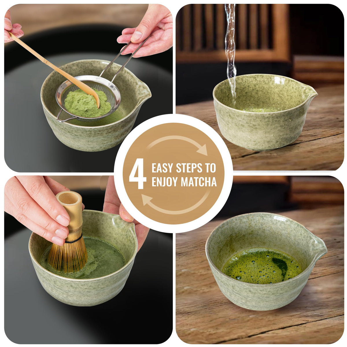 Matcha Whisk Set (Black)