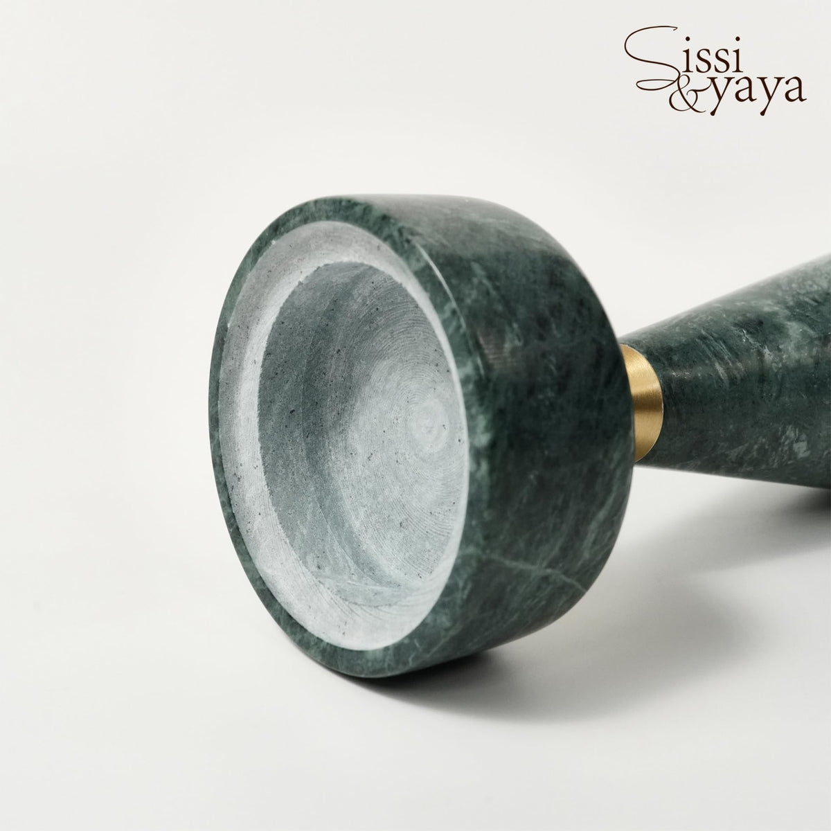 Natural Marble Incense Burner (Green)