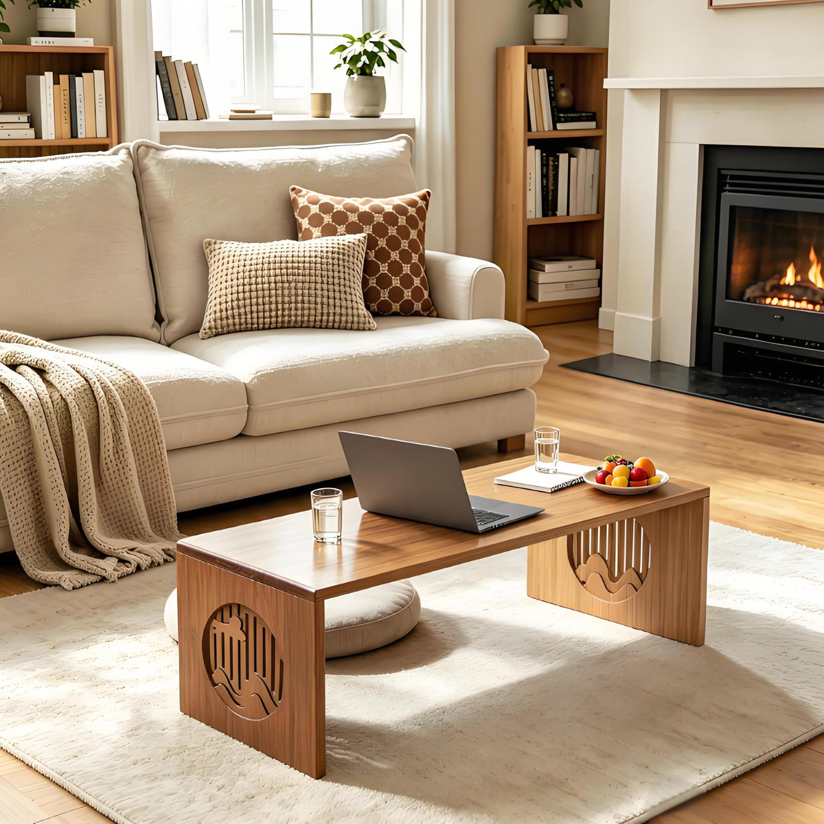 Folding Coffee Table (80cm)