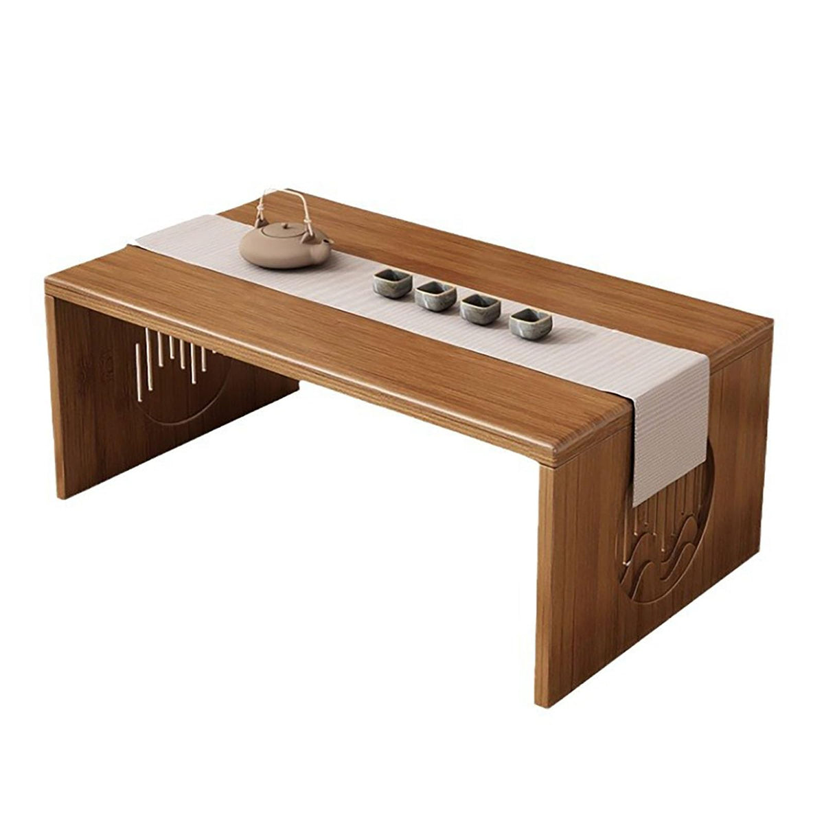 Folding Coffee Table Bamboo Japanese Floor Table (A-31.5*14.5)