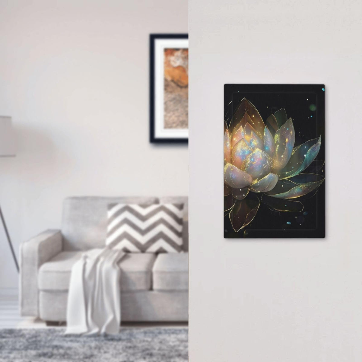 Spa Yoga Zen Lotus Flower Decorative 1 (Spa Yoga Zen Lotus Flower / 1-Gang Blank)