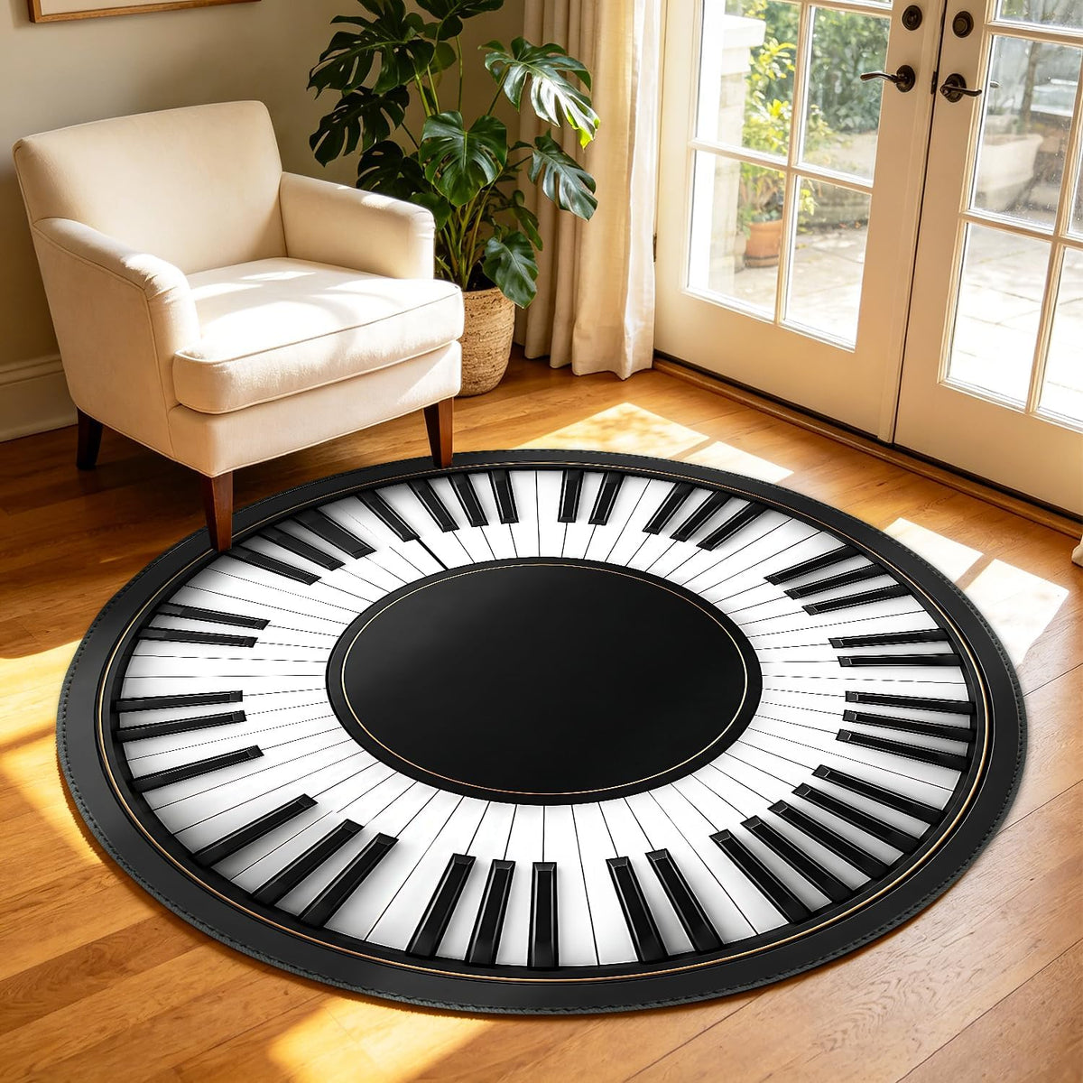 Round Area Rug 4ft (28 / 4' (Round))