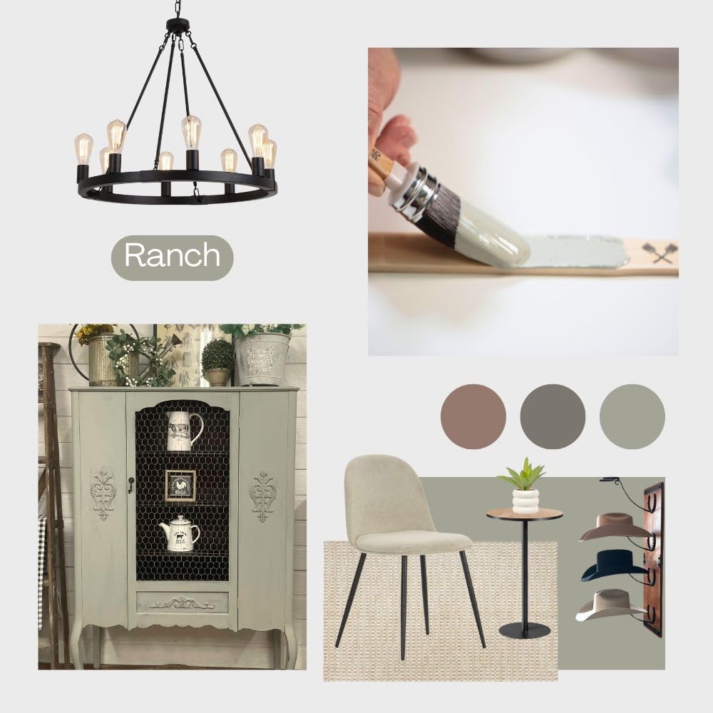 RANCH Chalk Paint Based for Furniture DIY (Ranch / 8 Fl Oz (Pack of 1))
