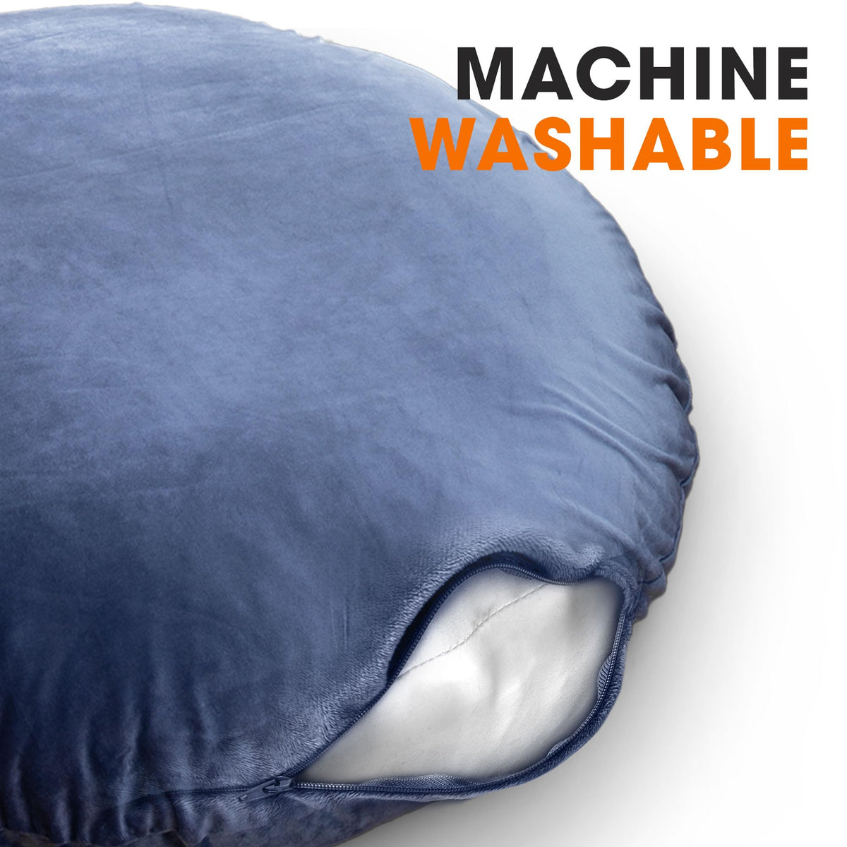 Floor Pillow for Adults (Large Navy)