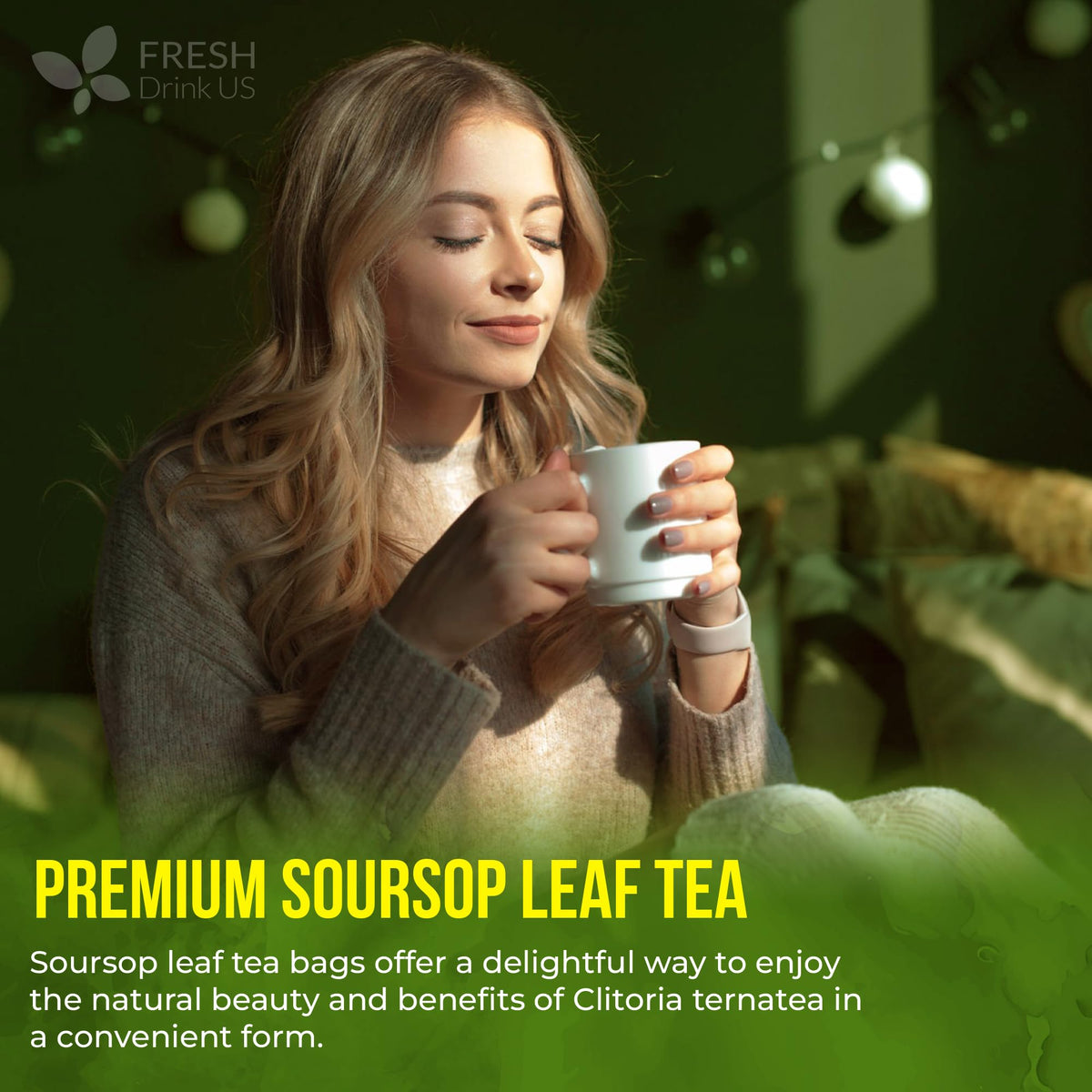 Premium Soursop Leaf Tea (45 Tea Bags)