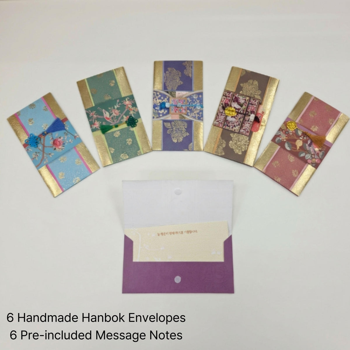 Premium Hanbok Money Envelopes & Cards