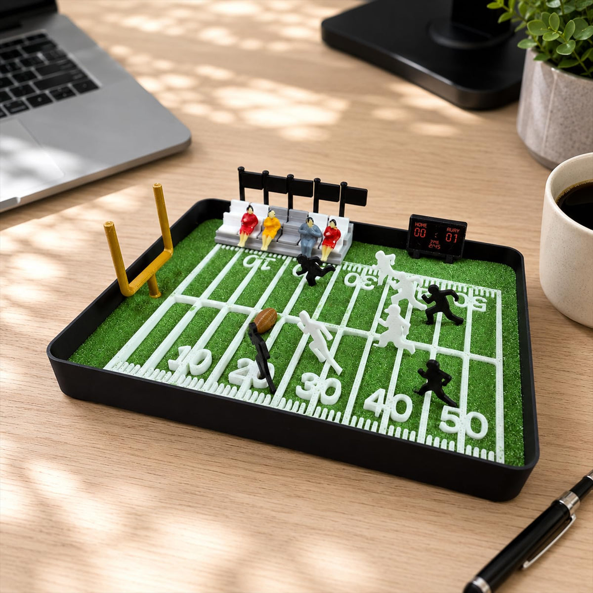 Dumpster Fire Zen Garden Compact Desk Decor (Rugby)