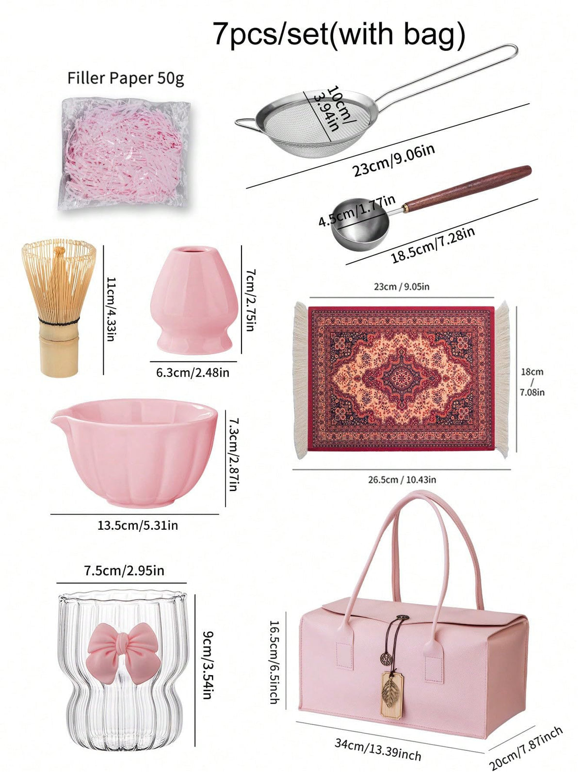 Matcha Whisk Set (Pink)