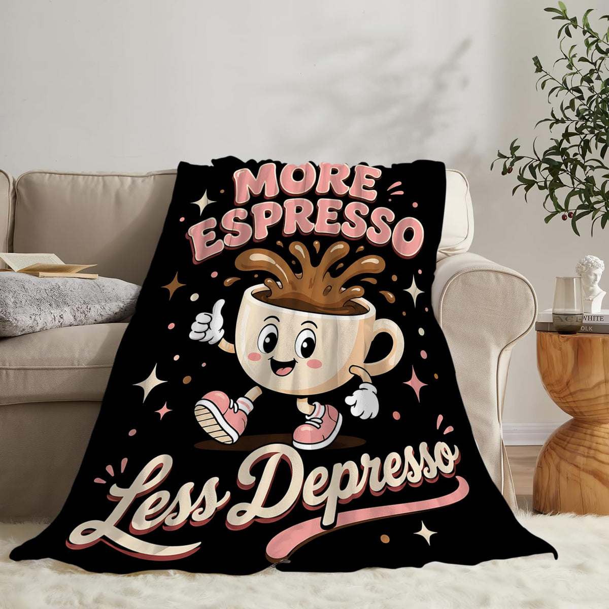 Coffee Blanket (40"x50" / Espresso Coffee)