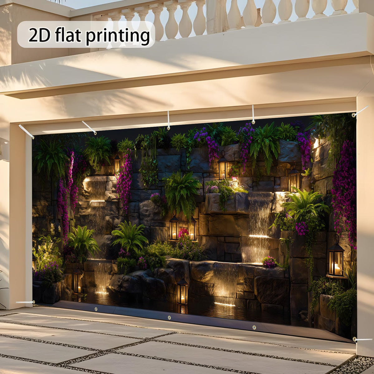 Garage Door Banner Cover 6x13 ft (Indoor viewing2)