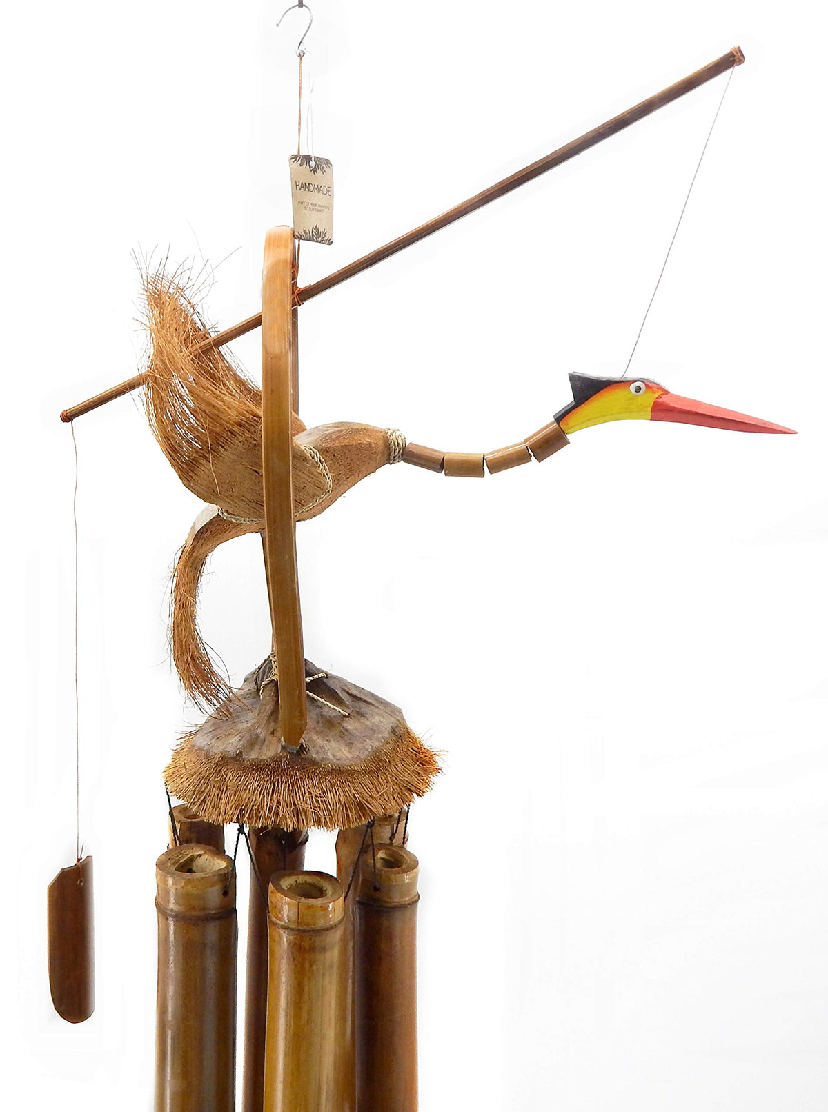Pink Flamingo Wind Chimes for Outside (30)