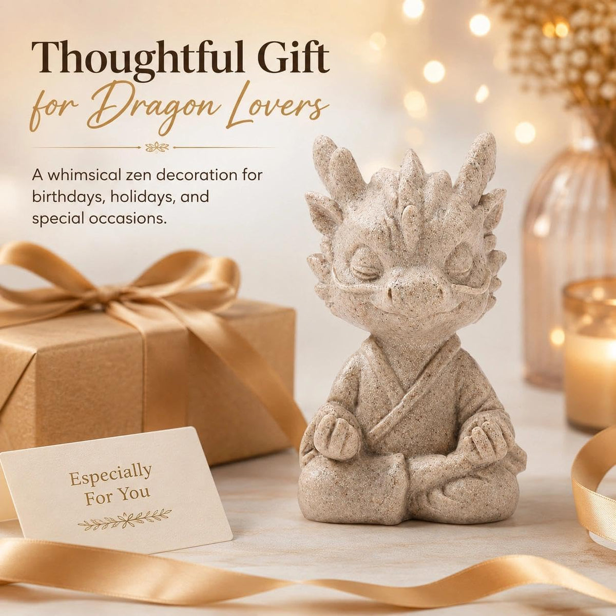 Meditating Dragon Statue (Dragon 2)