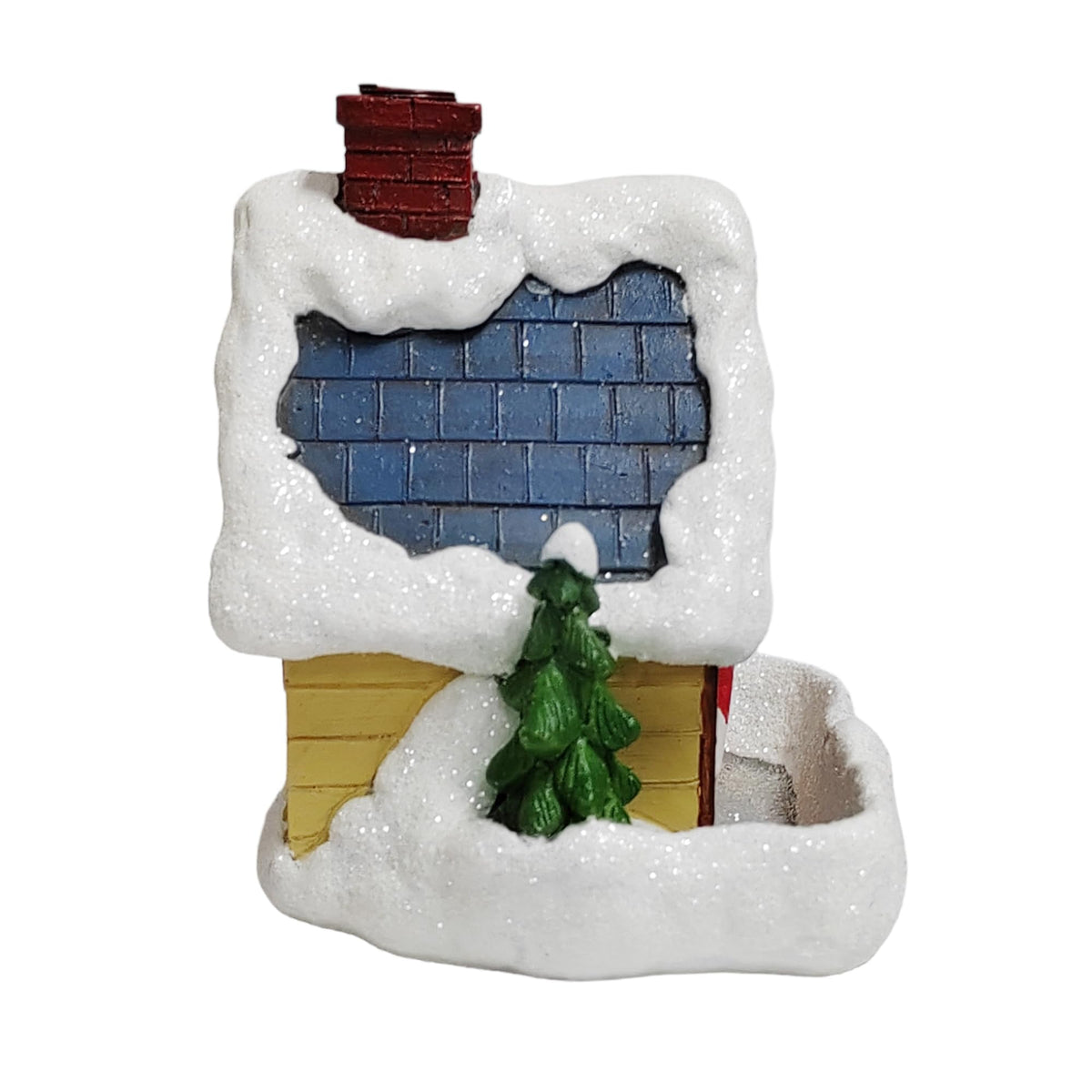 Christmas Snow Cabin Backflow Incense Burner (Snow House)
