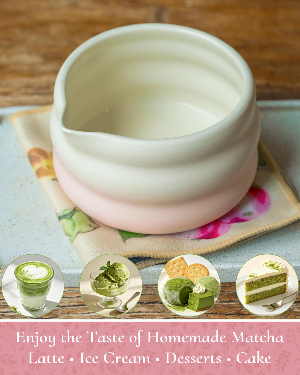 Matcha Whisk Set (Pink)