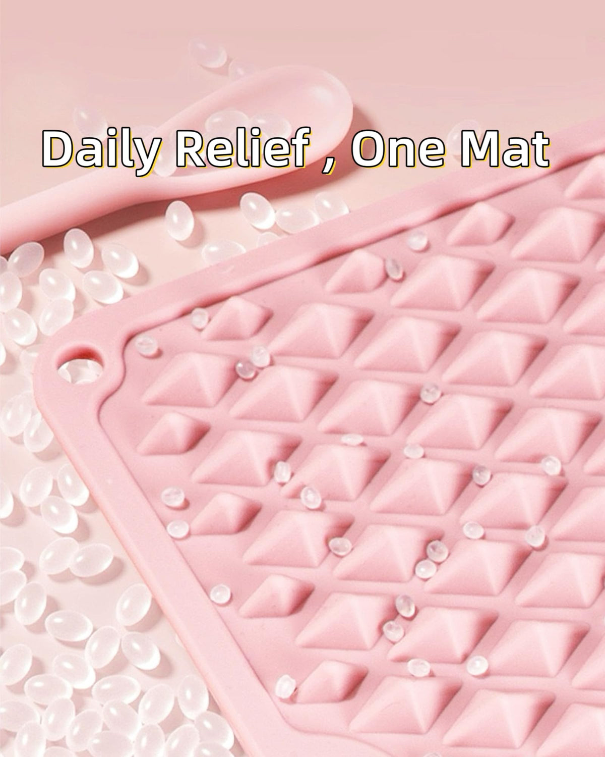 Acupressure Foot Massage Mat Dual (Pink / M)