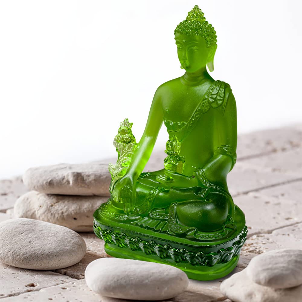 Tibetan Medicine Buddha Statue (Green)