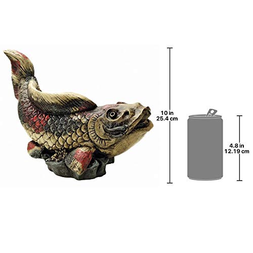 Showa Asian Koi Spitter Piped Statue (Showa Asian Koi Spitter Piped)