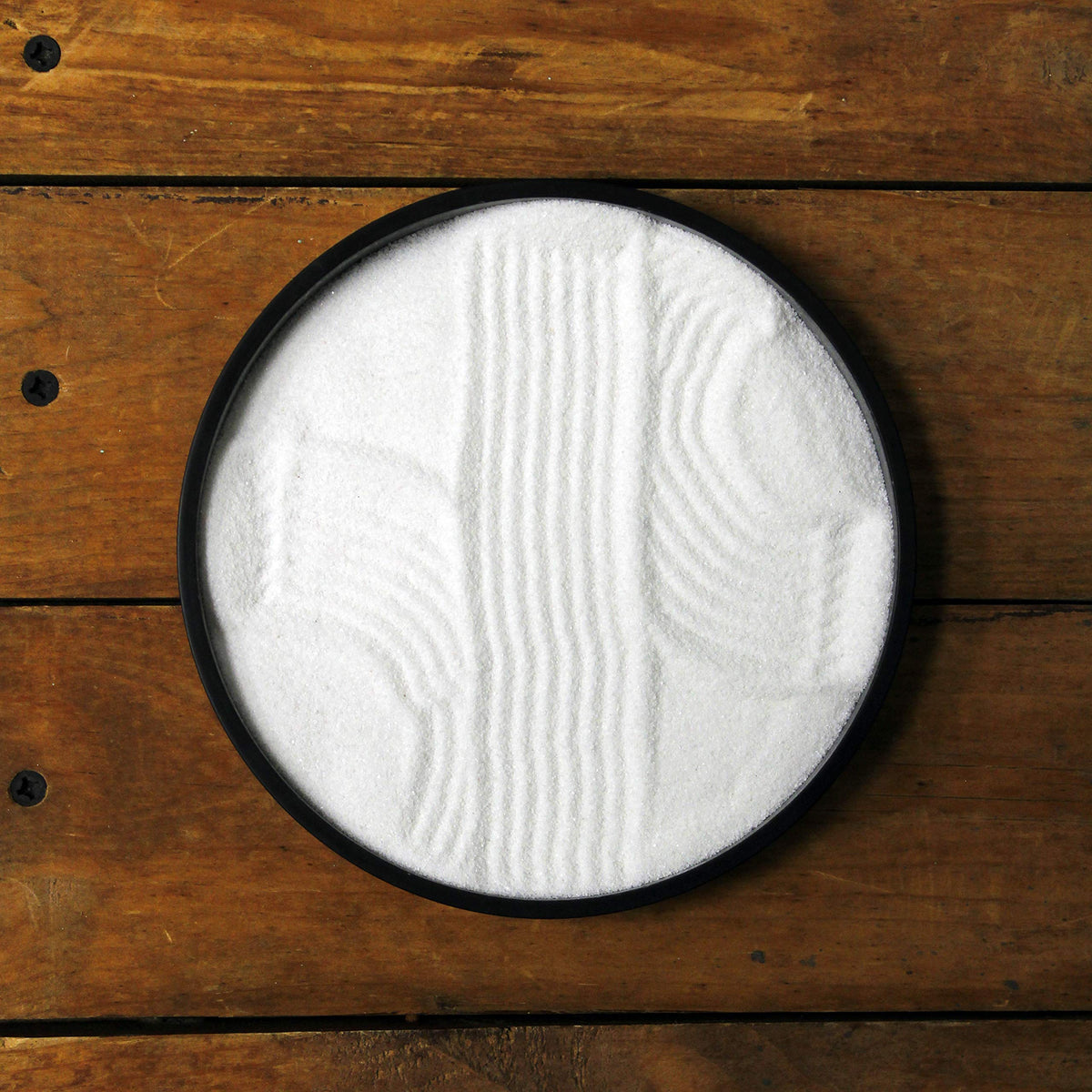 Mini Zen Garden Kit for Desk with Rake (6x6x2 inches)