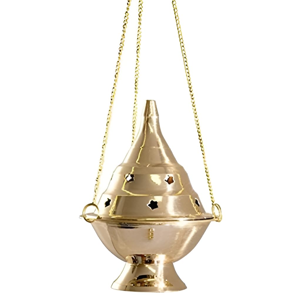Brass Burners Hanging Censer (Golden)