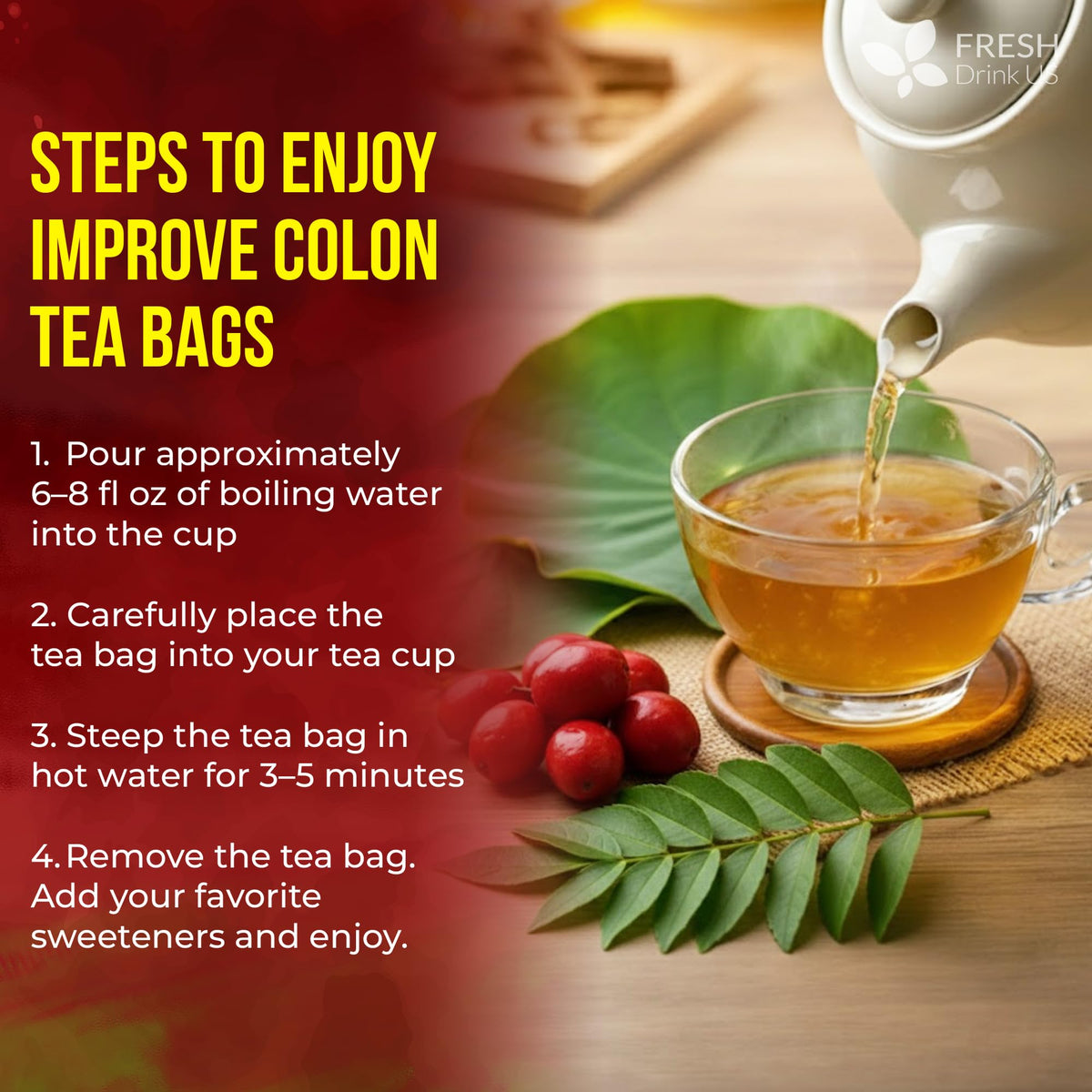 Premium Improve Colon Tea (135 Bags)