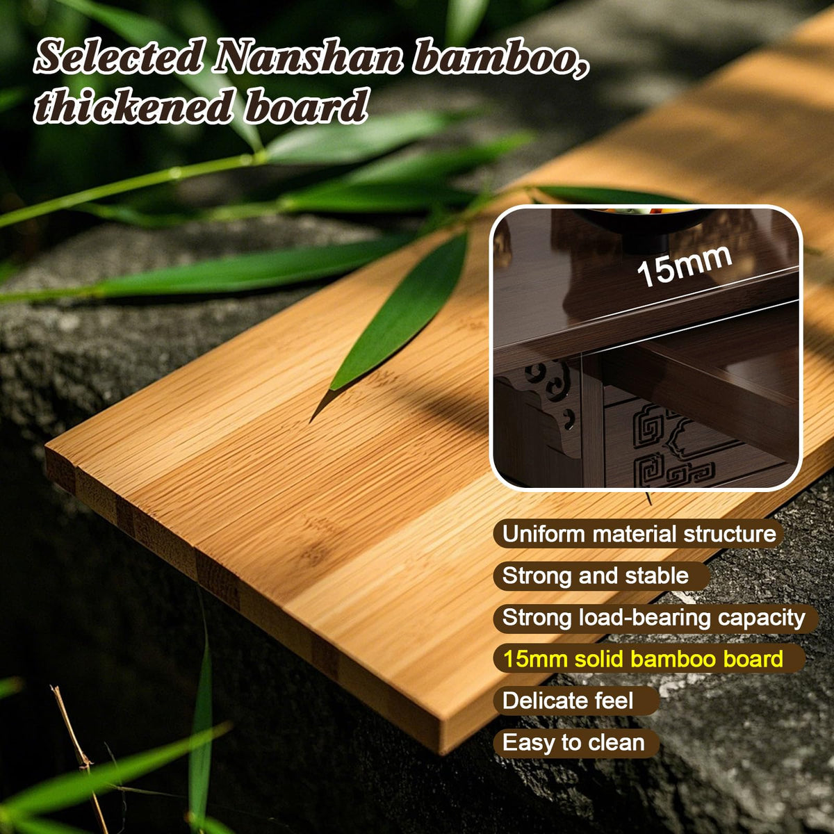 Altar Table with Drawer and Door (39.4''×15.7''×39.4''/100×40×100cm / Rich Mahogany With Door)