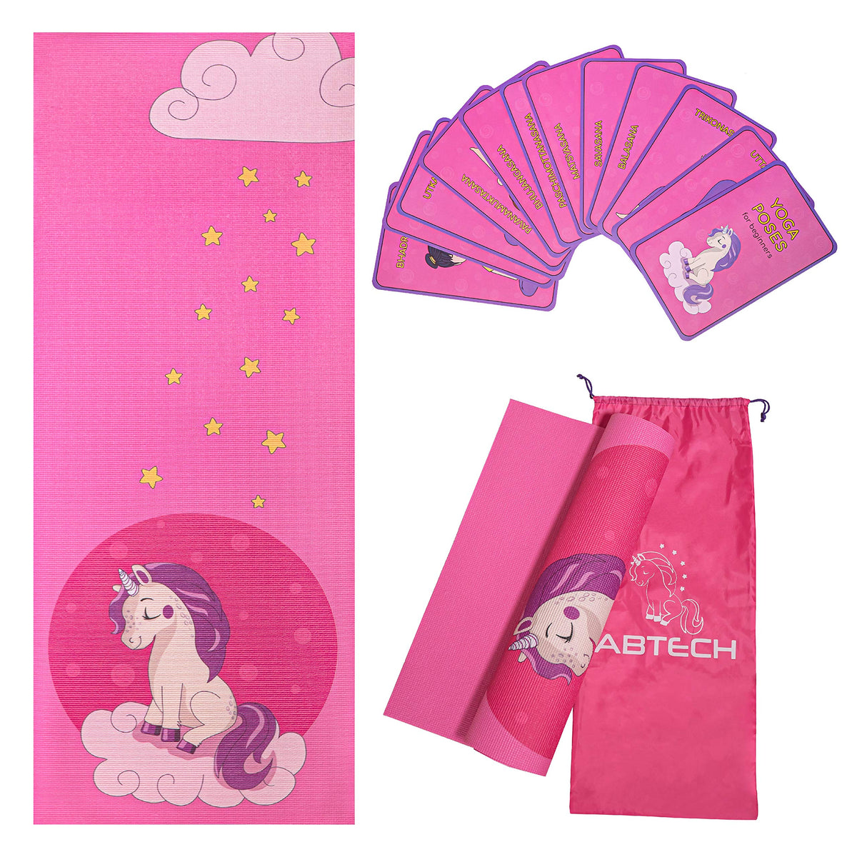 Unicorn Kids Yoga Mat Set (Unicorn)